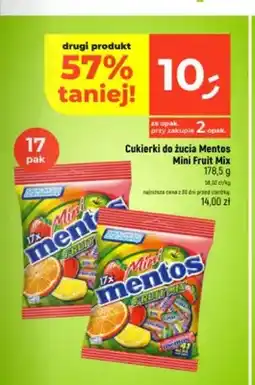 Dealz Cukierki do żucia Mentos Mini Fruit Mix 17-pak oferta