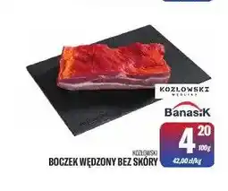 TomiMarkt Boczek wędzony bez skóry Kozłowski oferta