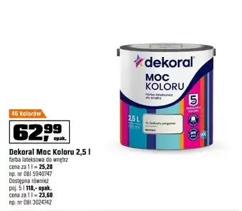 OBI Dekoral Moc Koloru oferta