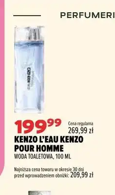 Drogerie Natura Woda toaletowa Kenzo L'Eau Kenzo Pour Homme oferta