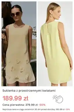 Monnari Sukienka z przestrzennymi kwiatami oferta