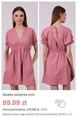 Monnari Gładka sukienka mini oferta