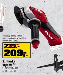 OBI Szlifierka kątowa Einhell oferta