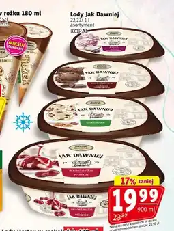 Prim Market Lody Jak Dawniej jogurt z czarną porzeczką Koral oferta