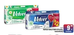 TomiMarkt Papier toaletowy Velvet Delikatnie biały oferta