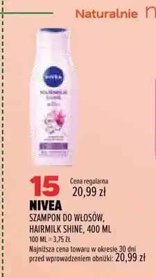 Drogerie Natura Szampon do włosów Nivea Hairmilk Shine oferta