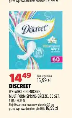 Drogerie Natura Wkładki higieniczne Discreet Multiform Spring Breeze oferta