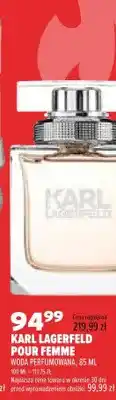 Drogerie Natura Woda perfumowana Karl Lagerfeld Pour Femme oferta