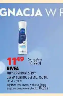 Drogerie Natura Antyperspirant spray Nivea Derma Control Defend oferta