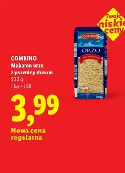 Lidl Makaron orzo z pszenicy durum Combino oferta