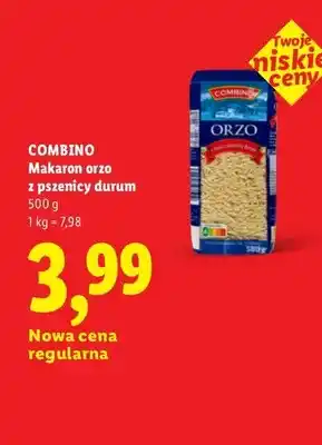 Lidl Makaron orzo z pszenicy durum Combino oferta