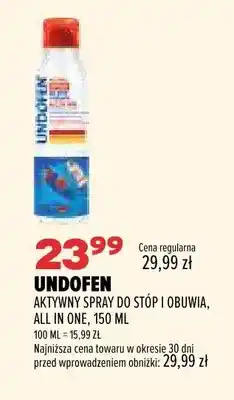 Drogerie Natura Aktywny spray do stóp i obuwia Undofen All in One oferta