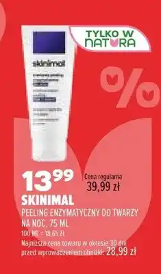 Drogerie Natura Peeling enzymatyczny do twarzy na noc Skinimal oferta