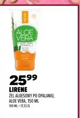 Drogerie Natura Żel aloesowy po opalaniu Lirene Aloe Vera oferta