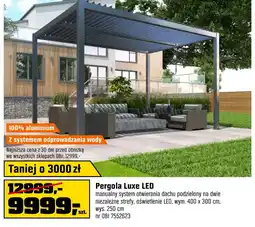 OBI Pergola Luxe LED oferta
