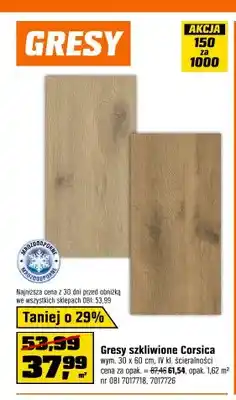 OBI Gres szkliwiony Corsica oferta