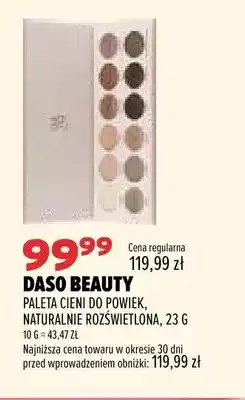 Drogerie Natura Paleta cieni do powiek Daso Beauty Naturalnie Rozświetlona oferta