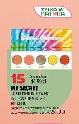 Drogerie Natura Paleta cieni do powiek My Secret Endless Summer oferta