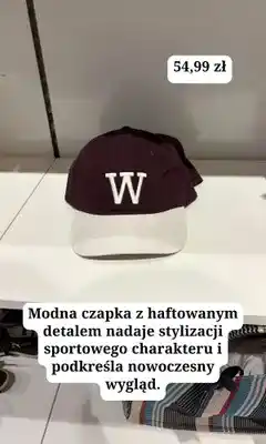 H&M Czapka z daszkiem z haftowanym detalem oferta