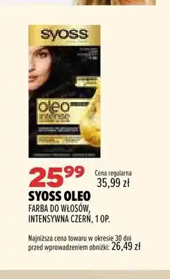 Drogerie Natura Farba do włosów Syoss Oleo Intense intensywna czerń oferta