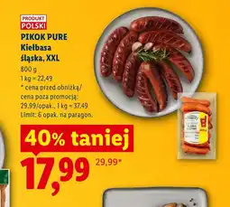 Lidl Kiełbasa Pikok oferta