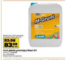 OBI Grunt głęboko penetrujący M-Grunt Mapei oferta