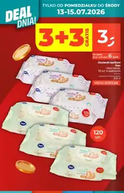 Dealz Chusteczki nawilżane Hops Baby Pure fioletowe oferta