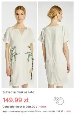 Monnari Sukienka mini na lato oferta