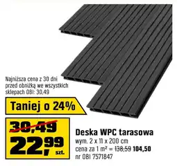 OBI Deska WPC tarasowa oferta