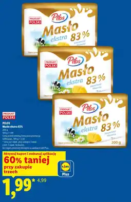 Lidl Masło Pilos oferta