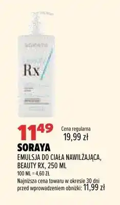 Drogerie Natura Emulsja do ciała nawilżająca Soraya Beauty RX oferta