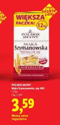 Lidl Mąka Szymanowska typ 480 Polskie Młyny oferta