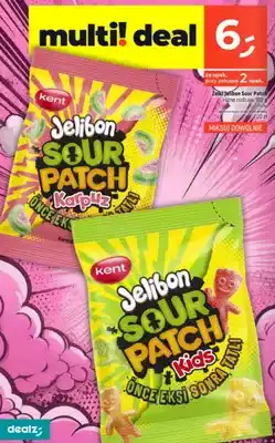Dealz Żelki Kent Jelibon Sour Patch Karpuz oferta