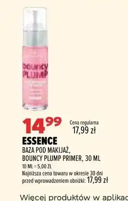 Drogerie Natura Baza pod makijaż Essence Bouncy Plump Primer oferta