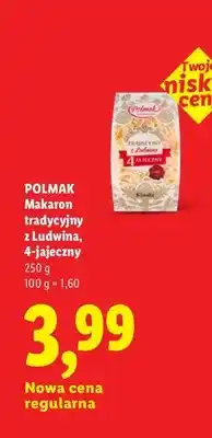 Lidl Makaron tradycyjny z Ludwina 4-jajeczny Polmak oferta