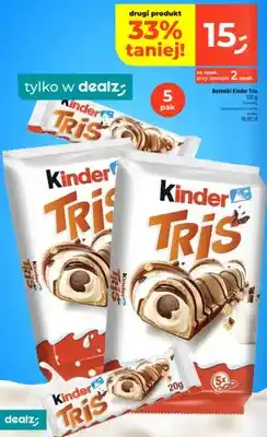Dealz Batoniki Kinder Tris 5-pak oferta