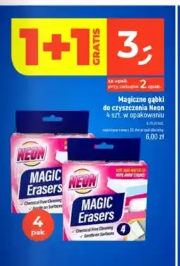 Dealz Magiczne gąbki do czyszczenia Neon 4-pak oferta