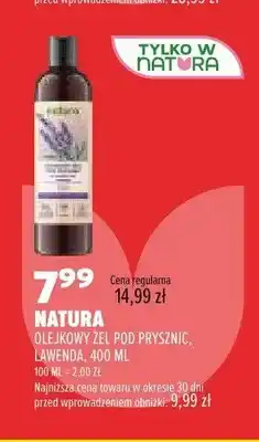 Drogerie Natura Olejkowy żel pod prysznic lawendowy Natura oferta