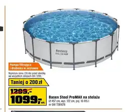 OBI Basen stelażowy Bestway Steel ProMAX oferta