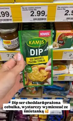 Dino Dip ser cheddar i prażona cebulka Kamis oferta