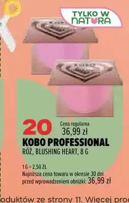 Drogerie Natura Róż Kobo Professional Blushing Heart oferta