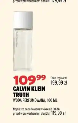 Drogerie Natura Woda perfumowana Calvin Klein Truth oferta