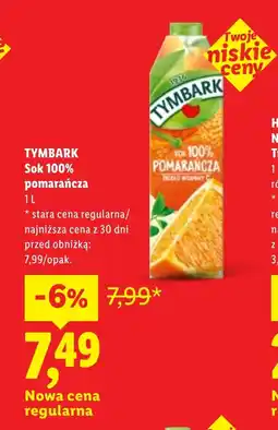 Lidl Sok Tymbark oferta