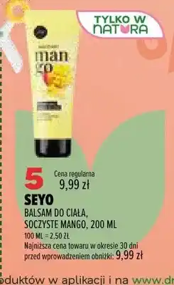 Drogerie Natura Balsam do ciała Seyo Soczyste Mango oferta