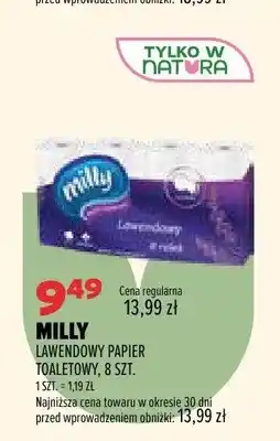 Drogerie Natura Lawendowy papier toaletowy Milly 8-pak oferta