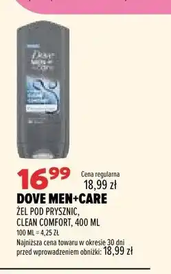 Drogerie Natura Żel pod prysznic Dove Men+Care Clean Comfort oferta