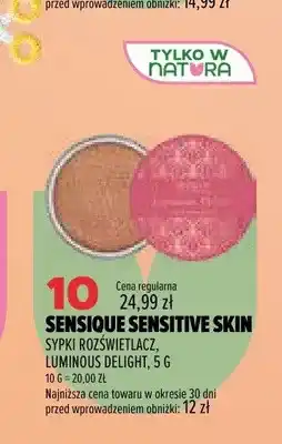 Drogerie Natura Sypki rozświetlacz Sensique Sensitive Skin Luminous Delight oferta