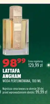 Drogerie Natura Woda perfumowana Lattafa Angham oferta