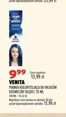 Drogerie Natura Pianka koloryzująca do włosów Venita Kosmiczny Błękit oferta