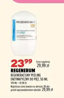 Drogerie Natura Regeneracyjny peeling enzymatyczny do pięt Regenerum oferta